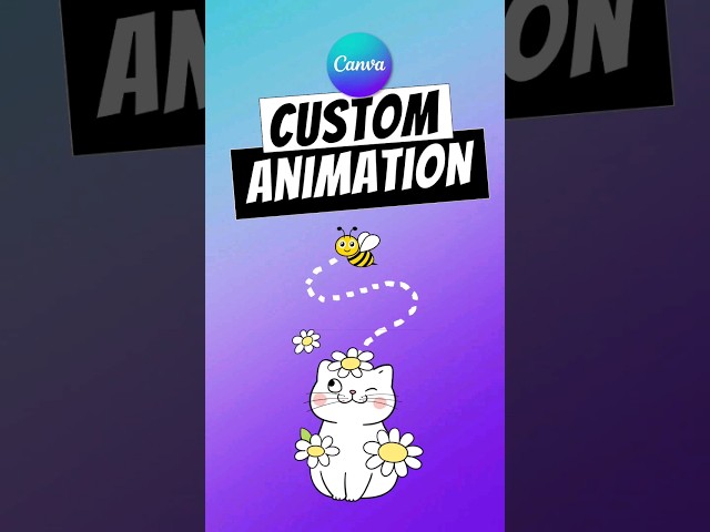 Canva ANIMATION: How to Create a CUSTOM Animation in Canva! 💜