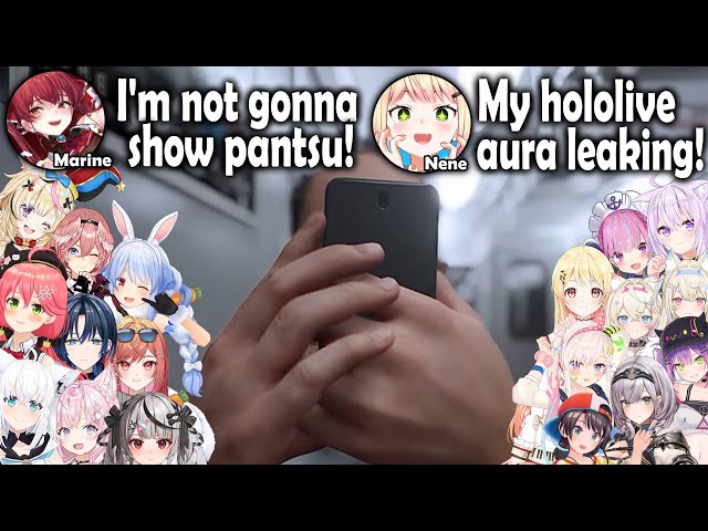Hololive Girls React to Being CREEPSHOTTED in Platform 8「HoloLive/EngSub」
