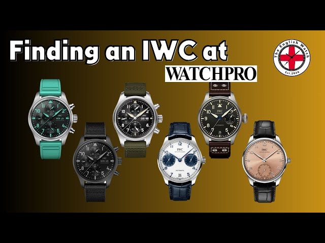 Watchpro Salon | IWC Portuguese | Speedmaster Professional #watch #omega #iwcwatches