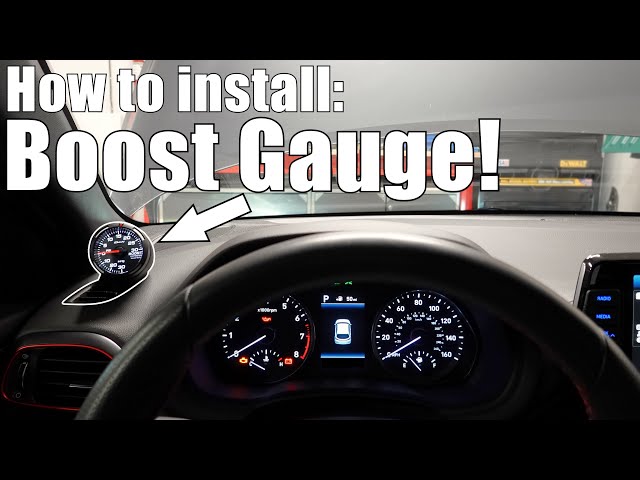 Installing a Boost Gauge on my Elantra GT N Line! | OEM+ Fit and Finish