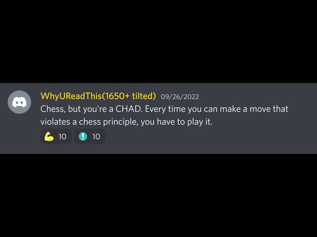 This Is The Only Correct Way To Enjoy Playing Chess
