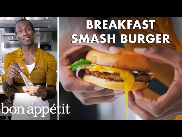 How To Make A Breakfast Smash Burger That Will Open Your Eyes | From The Test Kitchen | Bon Appétit