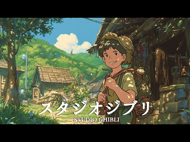 The best Ghibli music of all time🍅Music that stops thinking, relieves stress your soul