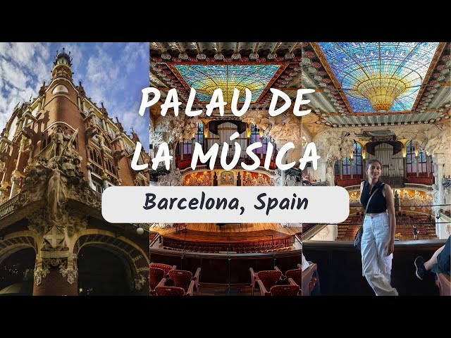 Architectural Gem: Exploring El Palau de la Música 🎶 | Barcelona, Spain 🇪🇸 | HD 2024
