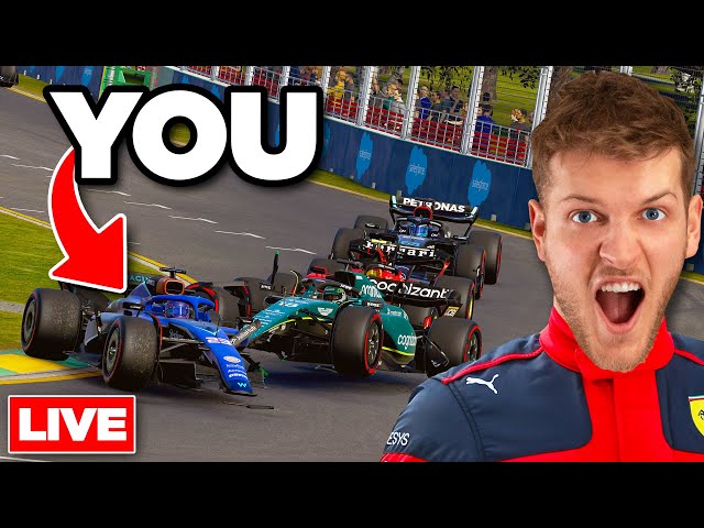 100% Full AUSTRALIAN GP Vs Viewers! F1 23 Online Races | LIVE