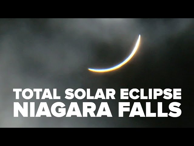 Experiencing the 2024 total solar eclipse in Niagara Falls