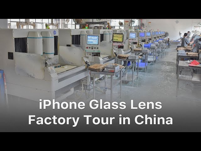 iPhone Aftermarket Glass Lens Factory Production