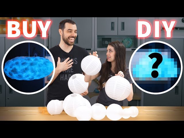 BUY vs DIY - $3000 Cloud Lamp (w/ speaker & responsive lights!)