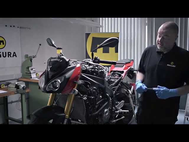 MAGURA HYMEC Assembly step by step (Part 1): Slave Cylinder Assembly on the Motorcycle