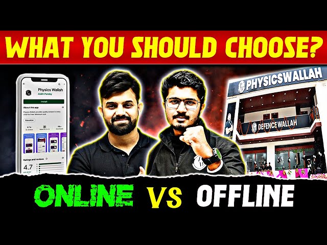 What You Should Choose?🧐 | Online vs Offline | DW Offline Centre