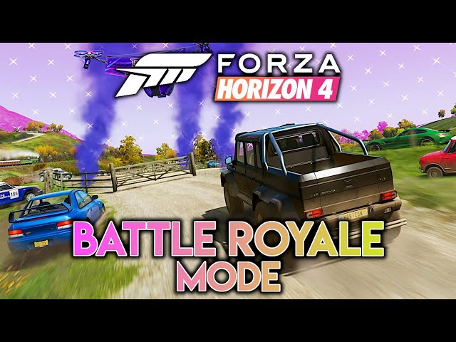 Forza Horizon 4 has a Battle Royale Mode! and it's fun!