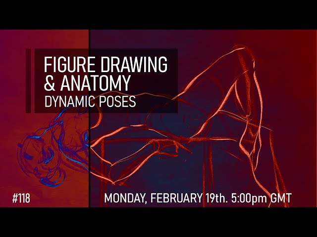Figure Drawing & Anatomy - Dynamic Poses #118