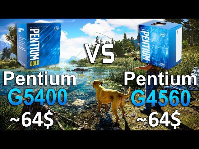 Pentium G5400 vs G4560 Test in 8 Games