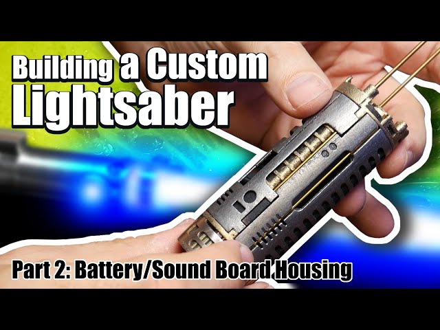 Custom Graflex Lightsaber Build Log Part 2 - MB Sabers Metal Master Battery/Soundboard Compartment