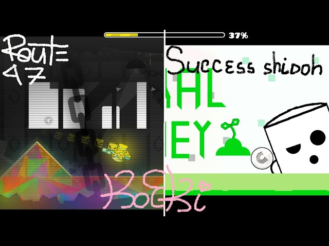RouTe 97 and Success shidon by @Koek1 • Geometry Dash