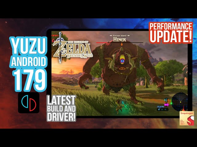 Zelda BOTW Android Yuzu Performance Update! 8+Gen1