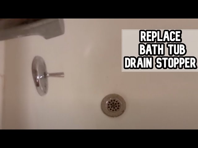 How to replace bath tub drain stopper DIY video | #diy #drainstopper