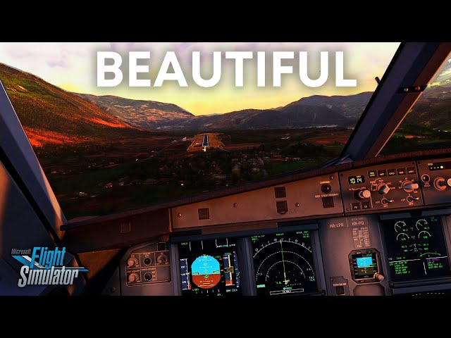 Little Airport, HUGE Mountains! | WizzAir FENIX a320 | Landing in Kukës | Microsoft Flight Simulator