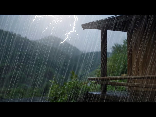 Heavy Rain and Thunder Sounds for Sleeping | Rain Sound Natural