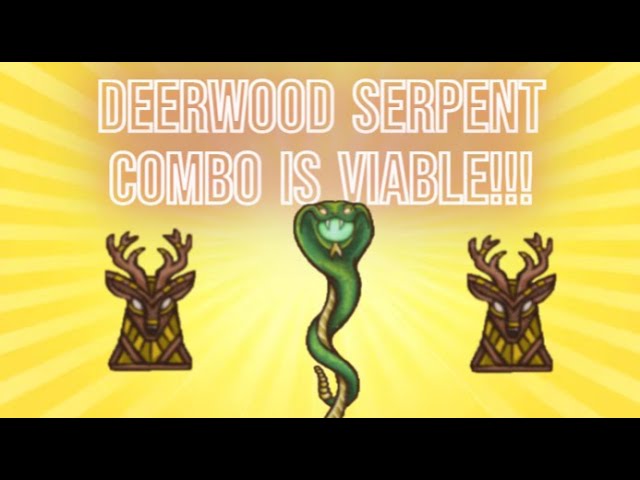 Beserker Build | Deerwood with Serpent Staff | Backpack Battles