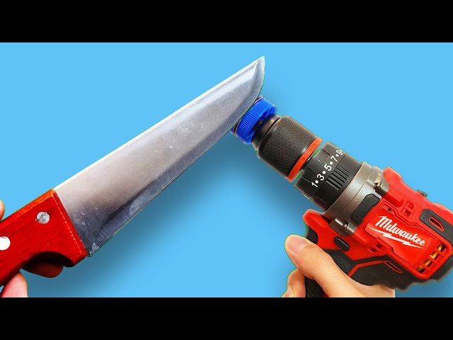 Fantastic Idea for Sharpening Knives! Sharpen Any Knife as Sharp as a Razor! Smart Ideas