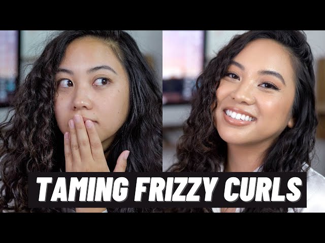 HOW TO TAME FRIZZY CURLY HAIR | TIPS + TRICKS FOR SMOOTH HAIR