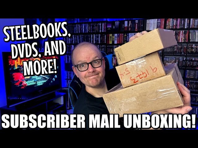 Subscriber MAIL Unboxings! | Steelbooks, DVDs, And Italian WIGS!