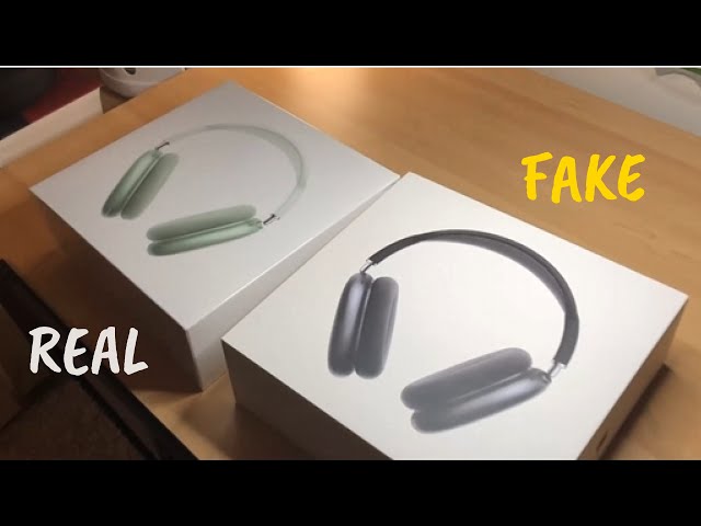 Real vs Fake Apple AirPods Max 2023 version