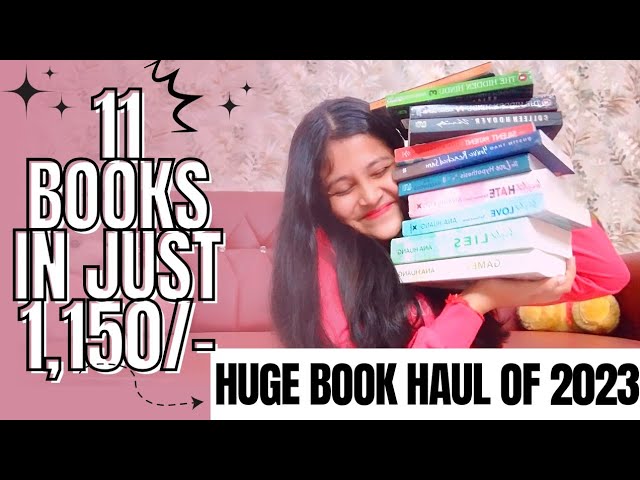I BOUGHT 11 BOOKS AT JUST RS. 1,150📚 HUGE BOOK HAUL of 2023 😍✨🍂