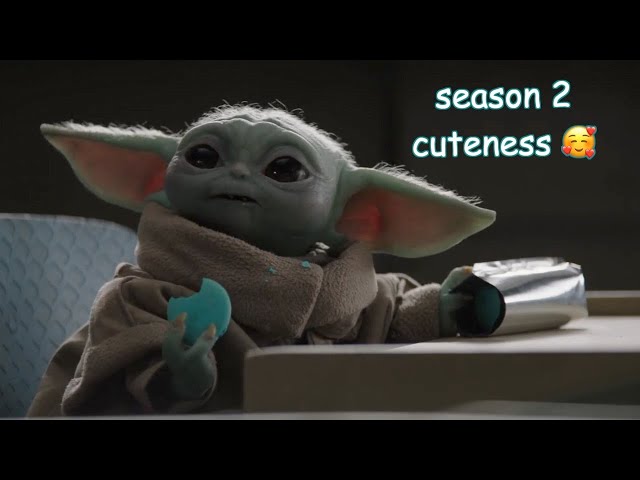 baby yoda being adorable (season 2 edition)