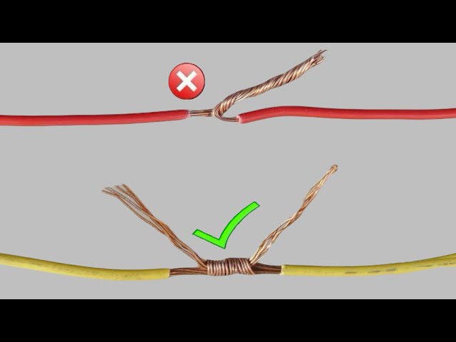 How to Twist Electric Wire Together | Wire Joint | Properly Joint For Electric Wire