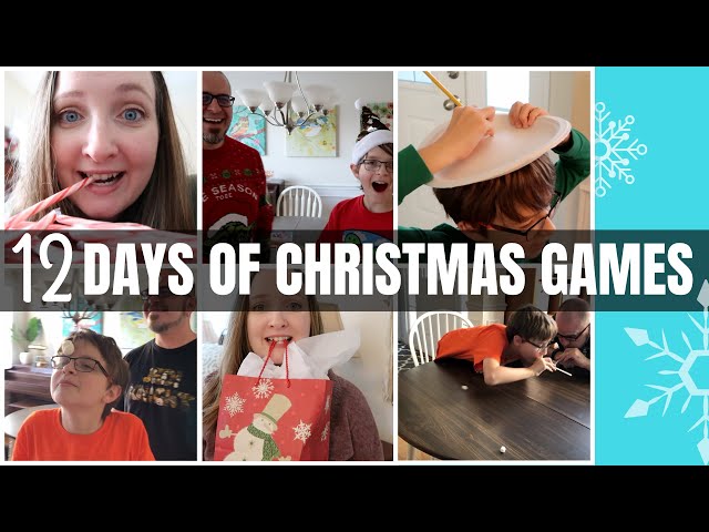 12 Days of Christmas Party Games