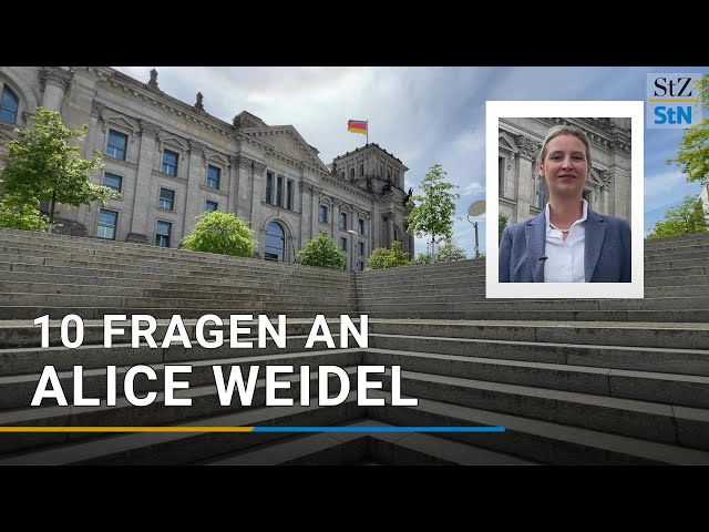 10 Fragen an Alice Weidel: Angela Merkel, "Umvolkung" & Verschwörungserzählungen | Bundestagswahl