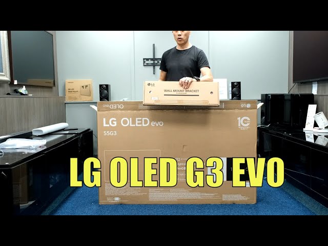 LG OLED G3 Unboxing, Setup, TV and 4K Demo Videos