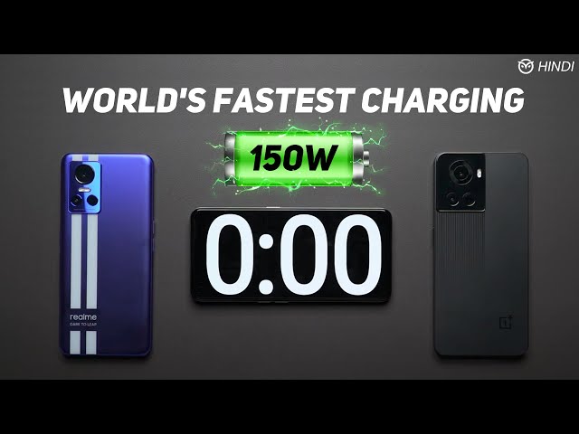 ⚡ Realme GT Neo 3 vs OnePlus 10R 150W CHARGING TEST | WORLD'S FASTEST CHARGING SMARTPHONE