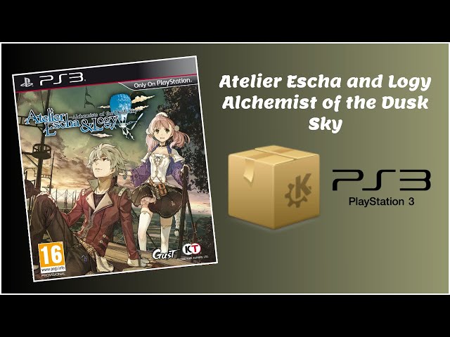Atelier Escha & Logy Alchemist of the Dusk Sky PKG PS3