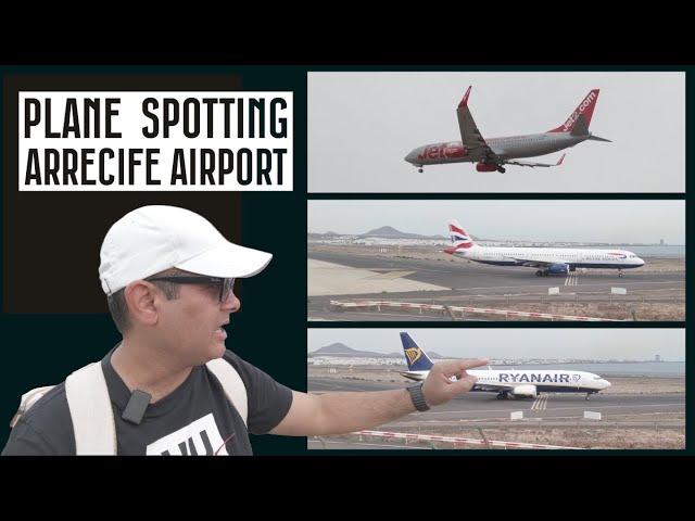 Plane Spotting Paradise: British Airways, Ryanair, Jet2 & Condor Flights Lanzarote Arrecife Airport
