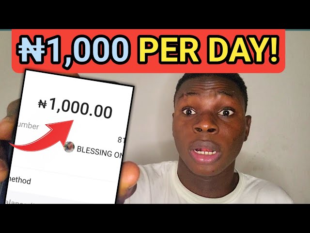 (Use ₦100) To Make ₦1,000 Naira Everyday! Legit Website- How to make money online in nigeria 2024