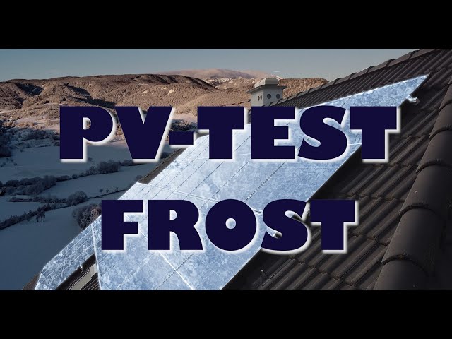 Wie wirkt sich Frost auf die Produktionsleistung der Photovoltaikanlage aus?