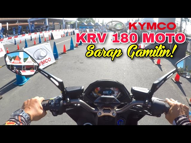 Sinubukan ko I Ride Ang Kymco KRV 180 MOTO Kahit tight Corner easy to Maneuver .Solid Brake / TCS