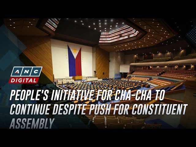 People's initiative for cha-cha to continue despite push for constituent assembly | ANC