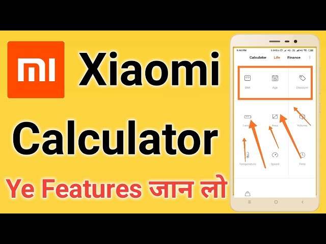Mi Xiaomi Calculator All Features explained in Hindi ¦ Bmi Calculator ¦ EMI Calculator ¦ Full detail