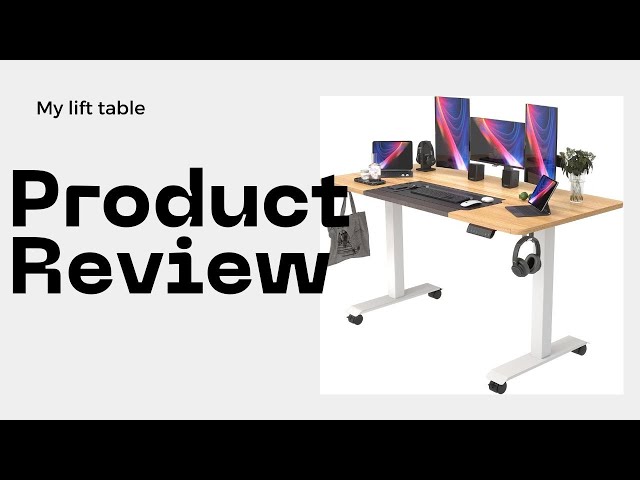 My Dream Electric Desk: Unboxing and Review  #Adjustable Desk.