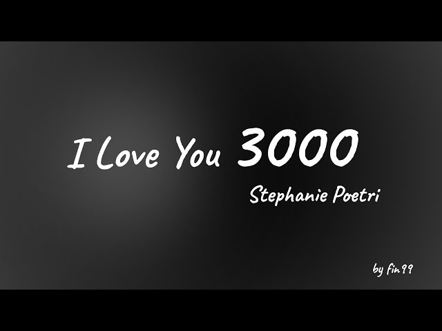 Stephanie Poetri - I Love You 3000