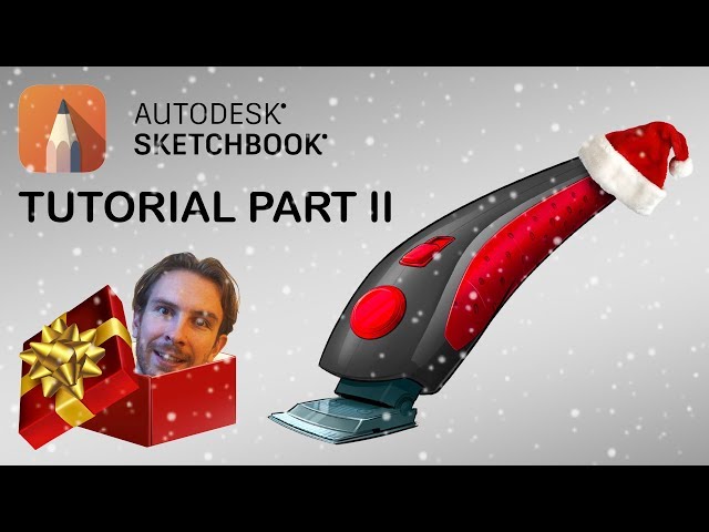 Sketchbook Pro Tutorial Part 2 - How to sketch a product