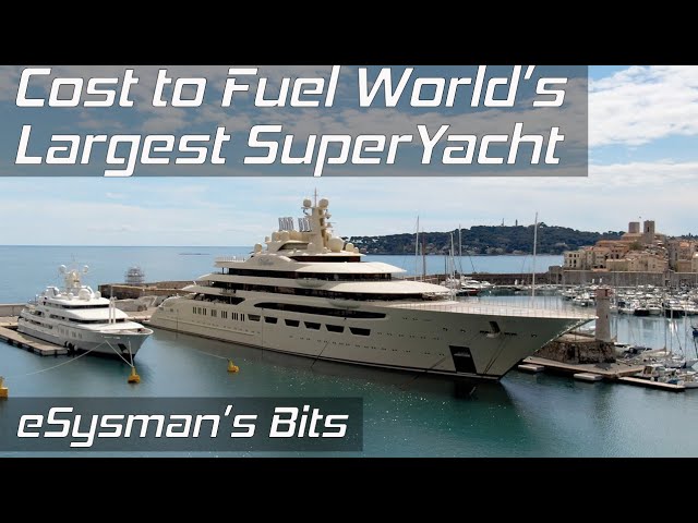 Bits: The Cost to Fill World's Largest SuperYacht with Fuel? - Dilbar