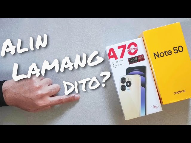 REALME NOTE 50 & ITEL A70 | Alin ang lamang dito? | COMPARISON Tagalog