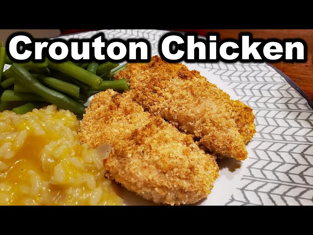 Baked Crouton Chicken Tenders (Delicious Weeknight Dinner)