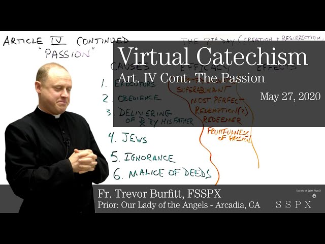 Virtual Catechism with Fr Burfitt #10: The Passion Part II