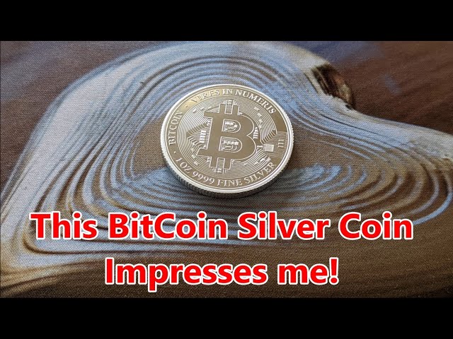 The BitCoin Silver Coin By The European Mint #bitcoin